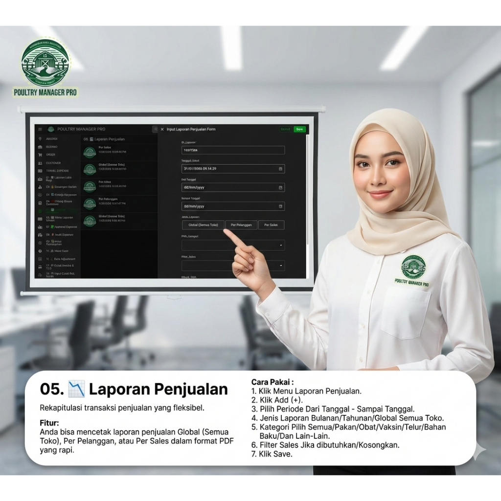 PAKET BUSINESS - POULTRY MANAGER PRO Aplikasi Kasir Toko Poultry Shop, Aplikasi Pembukuan Farm Ayam 