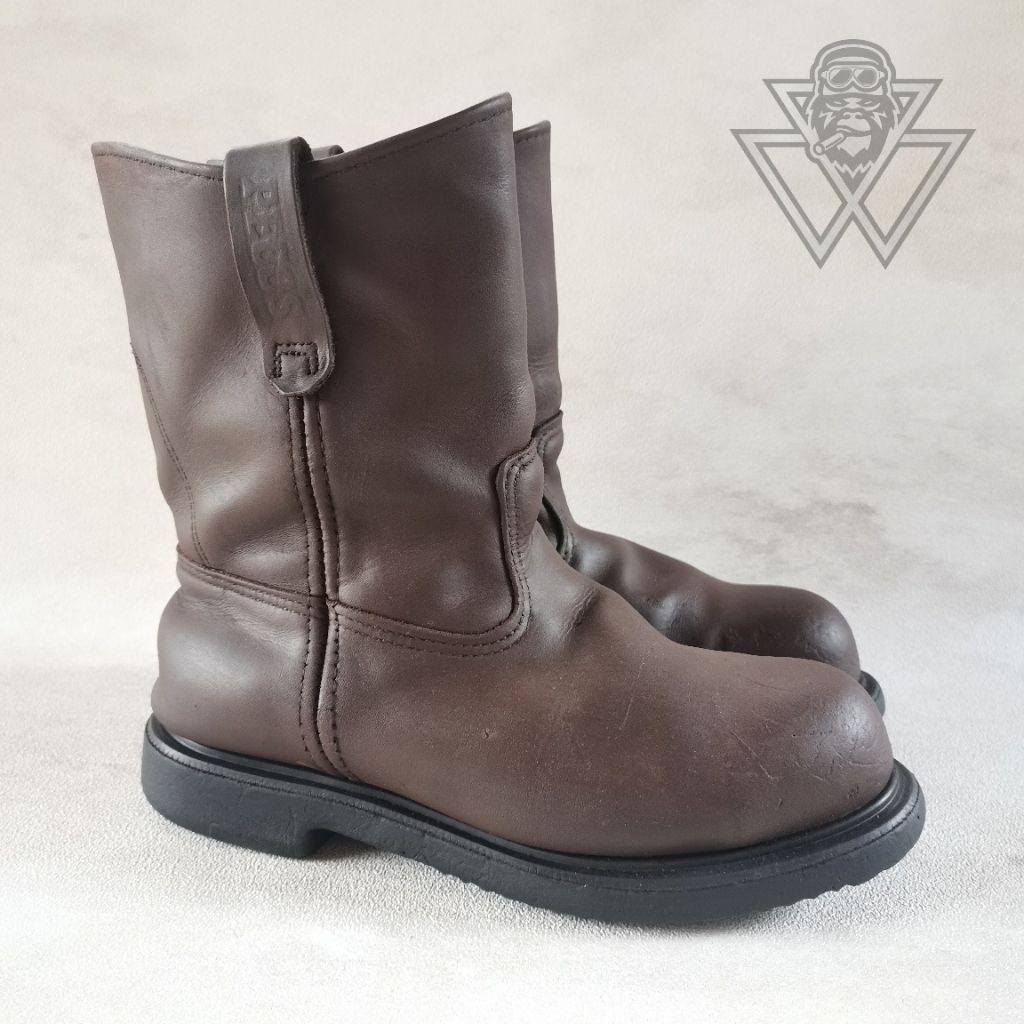 Redwing safety shoes PECOS 8241 size 43-44 / safety boots steel toe / bukan redwing moc toe