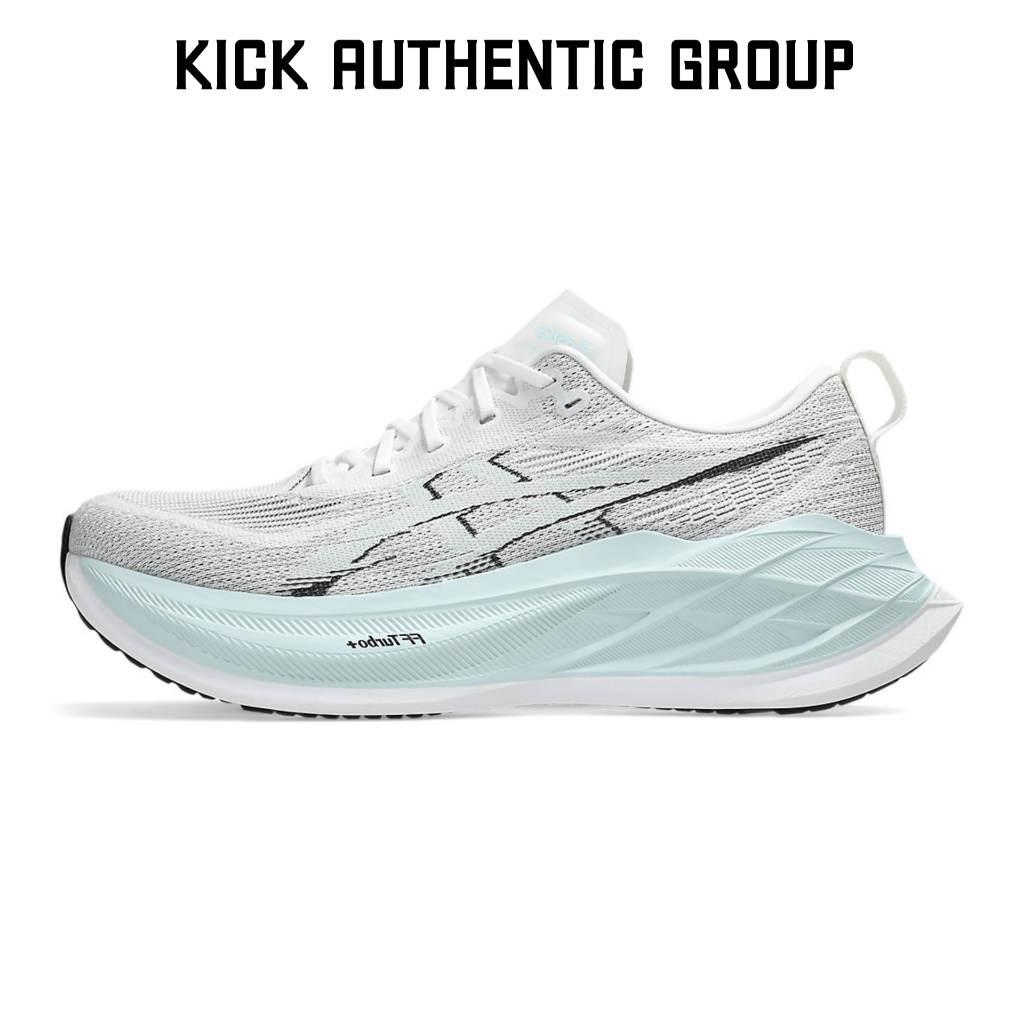Sepatu Lari / Running Pria Wanita  Asics Superblast 2 White Cool Grey Original