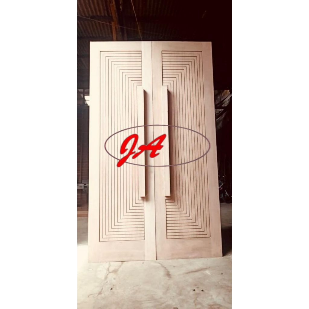 Pintu Utama, minimalis kayu kamper samarinda oven