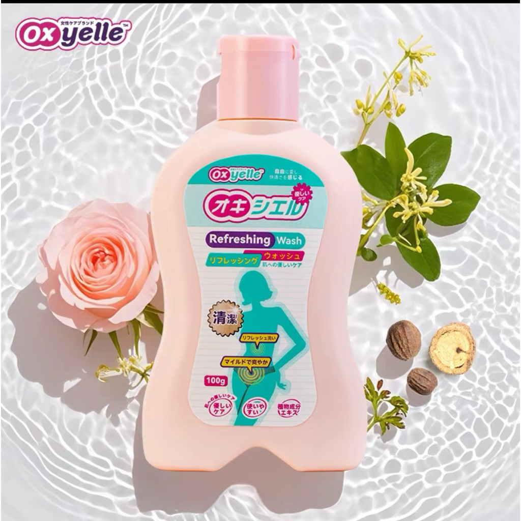 OXYelle X Greenvibes Cairan Pembersih Area Intim Wanita menjaga kesehatan kulit area sensitif wanita