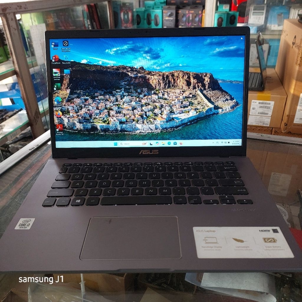 Laptop Asus i3 gen 10 mulus siap paki