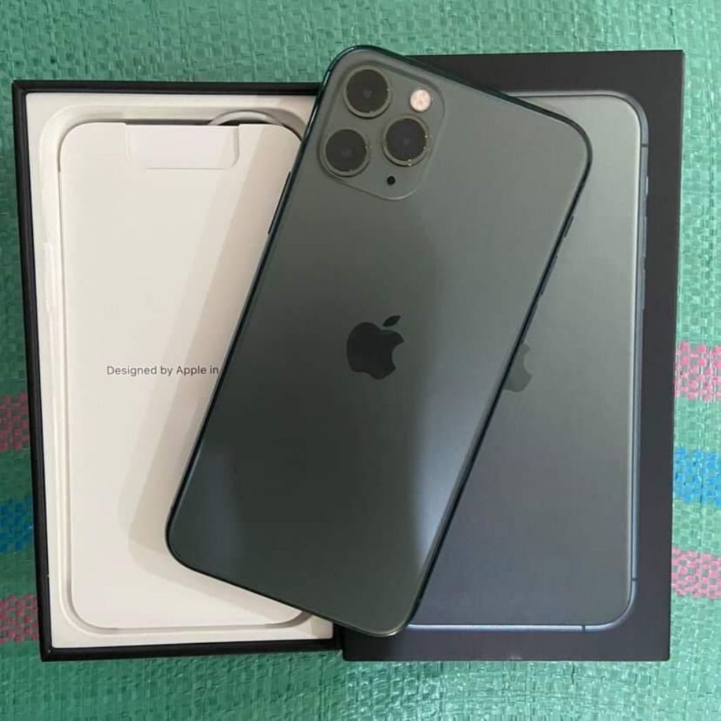 Iphone 11 pro 256gb green inter second

