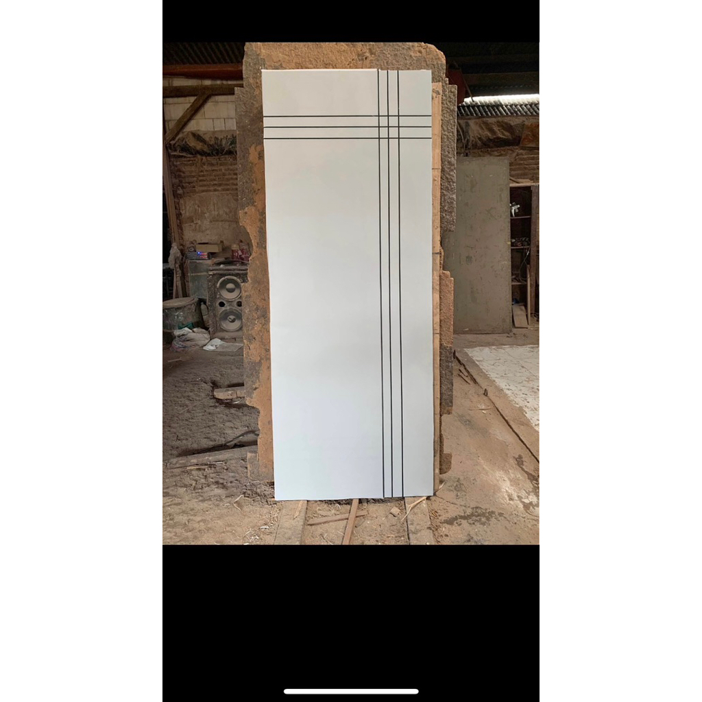 Pintu Rumah minimalis Triplek Meranti HDF