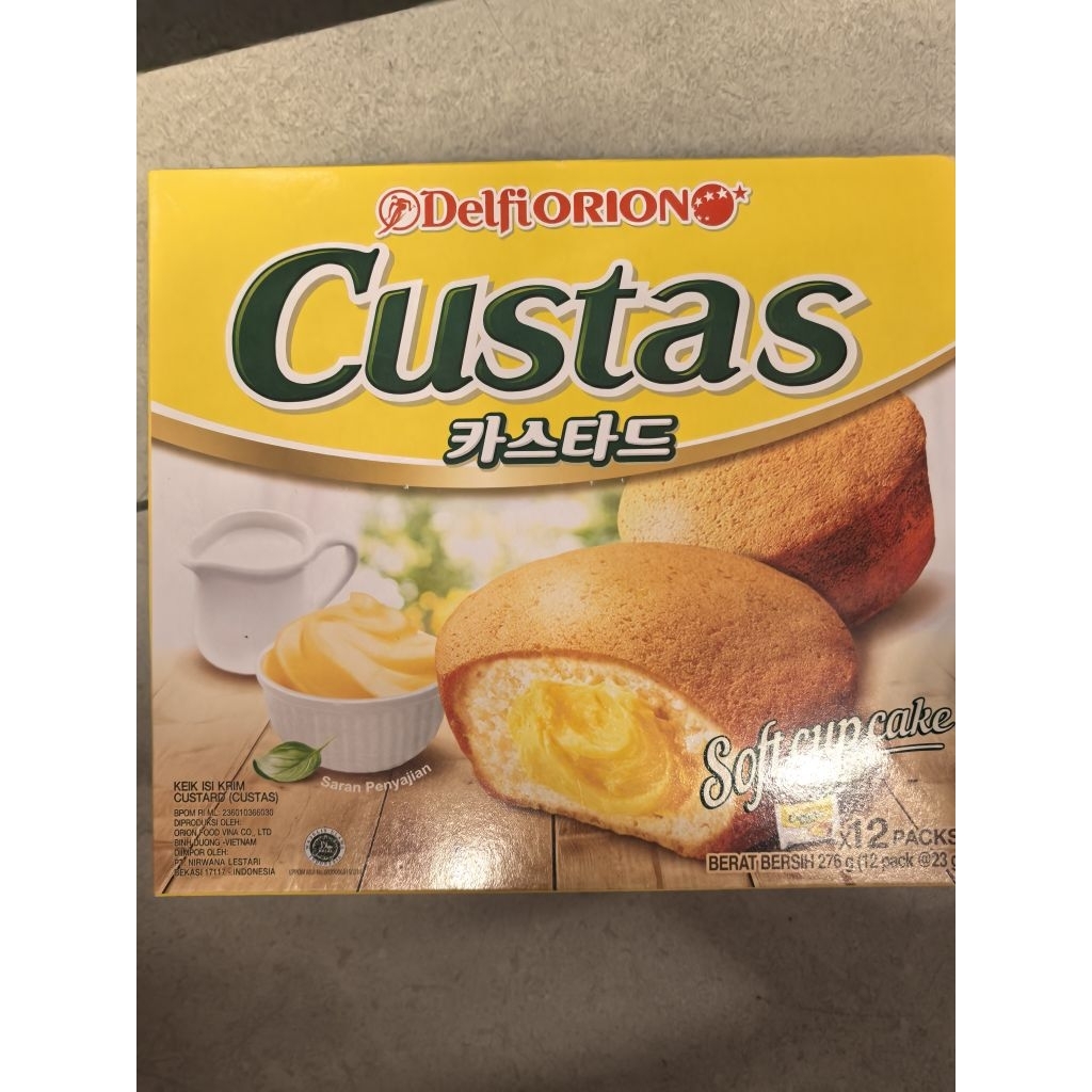 DELFIORION CUSTAS SOFT CUPCAKES. DELFI ORION CUSTAS