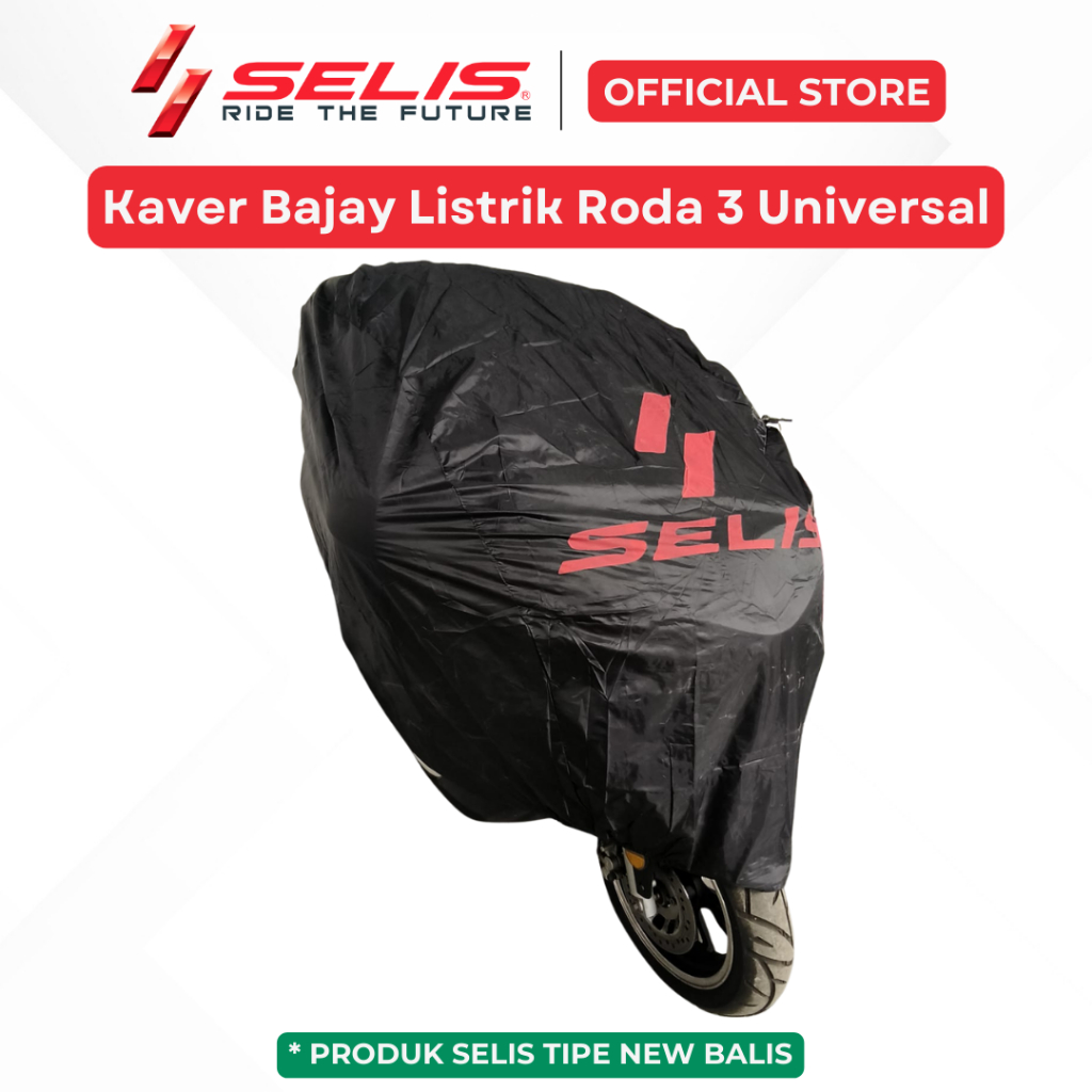 SELIS - Sarung Mobil Bajai Listrik ( Cover Bajai Motor Listrik / Penutup Sarung / Raincoat )