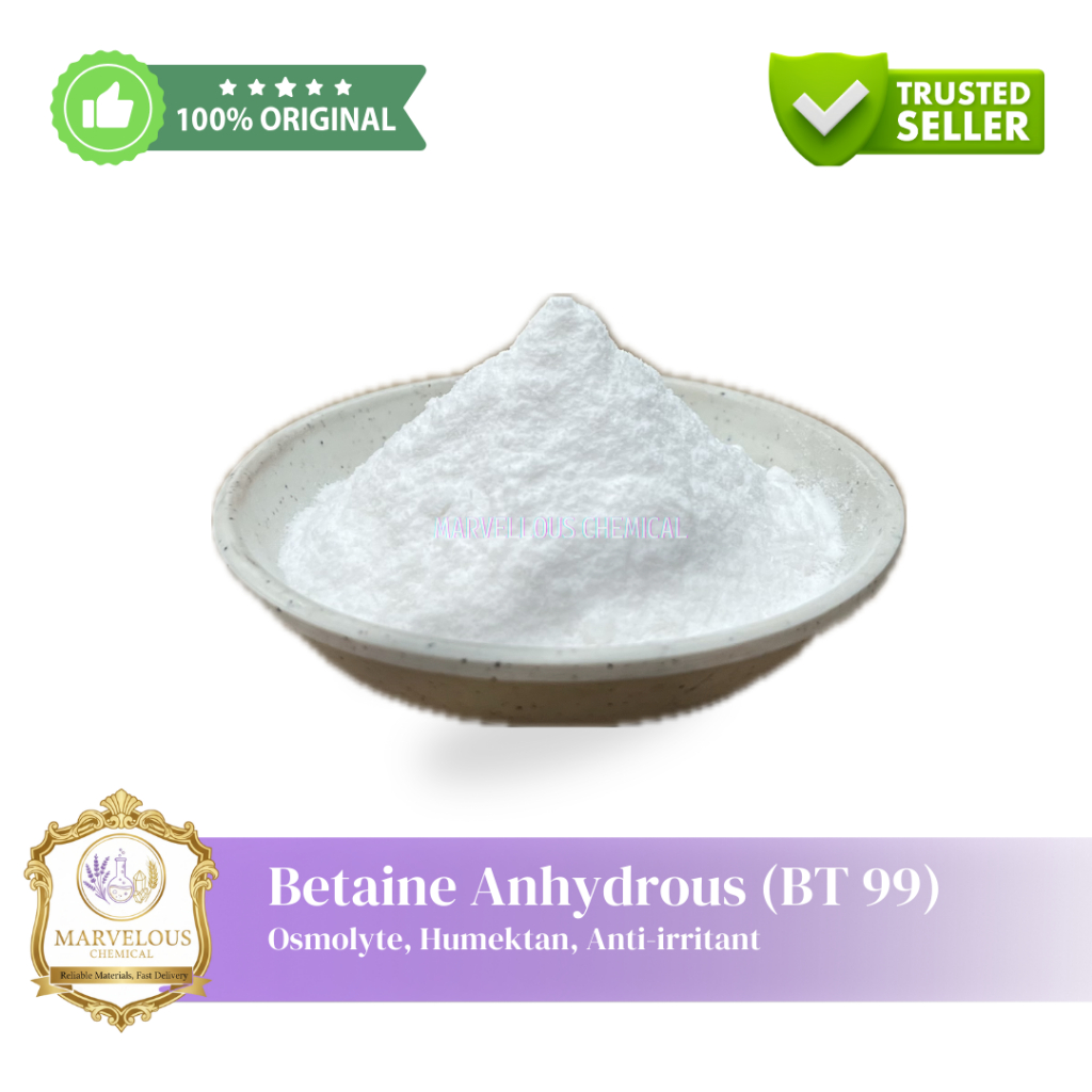 Betaine Anhydrous BT 99 – Bahan Pelembap & Skin Conditioning - 10 gram