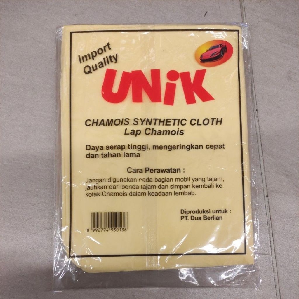 UNIK CHAMOIS SYNTHETIC CLOTH/ LAP CHAMOIS IMPORT QUALITY (1pcs)