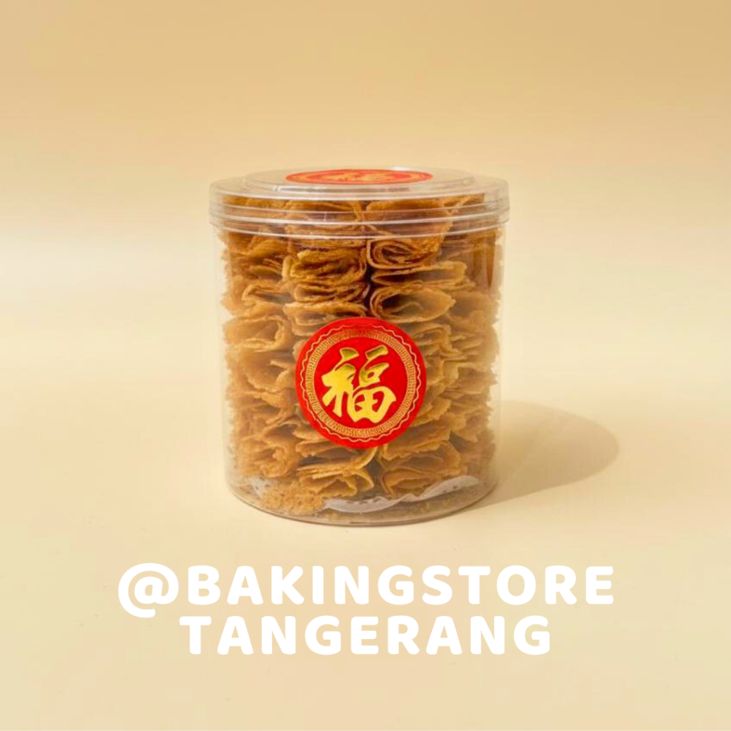 Kue Kering Semprong Wijen | Semprong Imlek 14 x 14 cm Toples