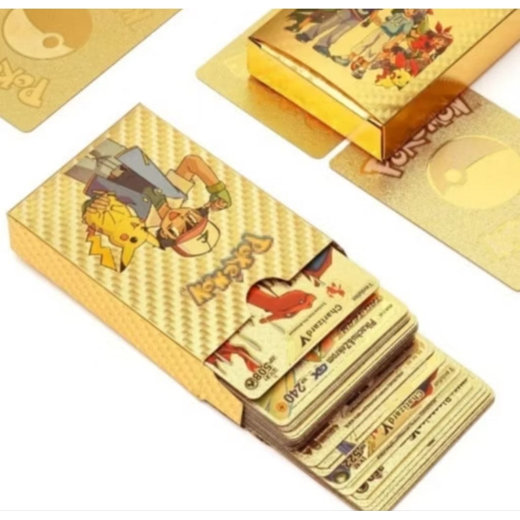 Kartu Trading Pokemon Gold Kartu Trading Pokemon Emas