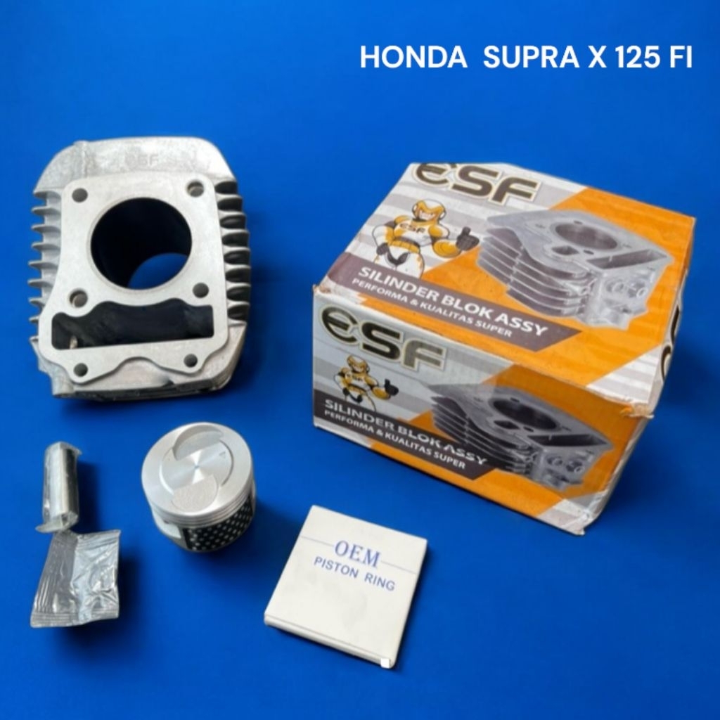BLOK SUPRA X 125 FI INJEKSI BORE UP 56MM / 57MM KUALITAS RACING