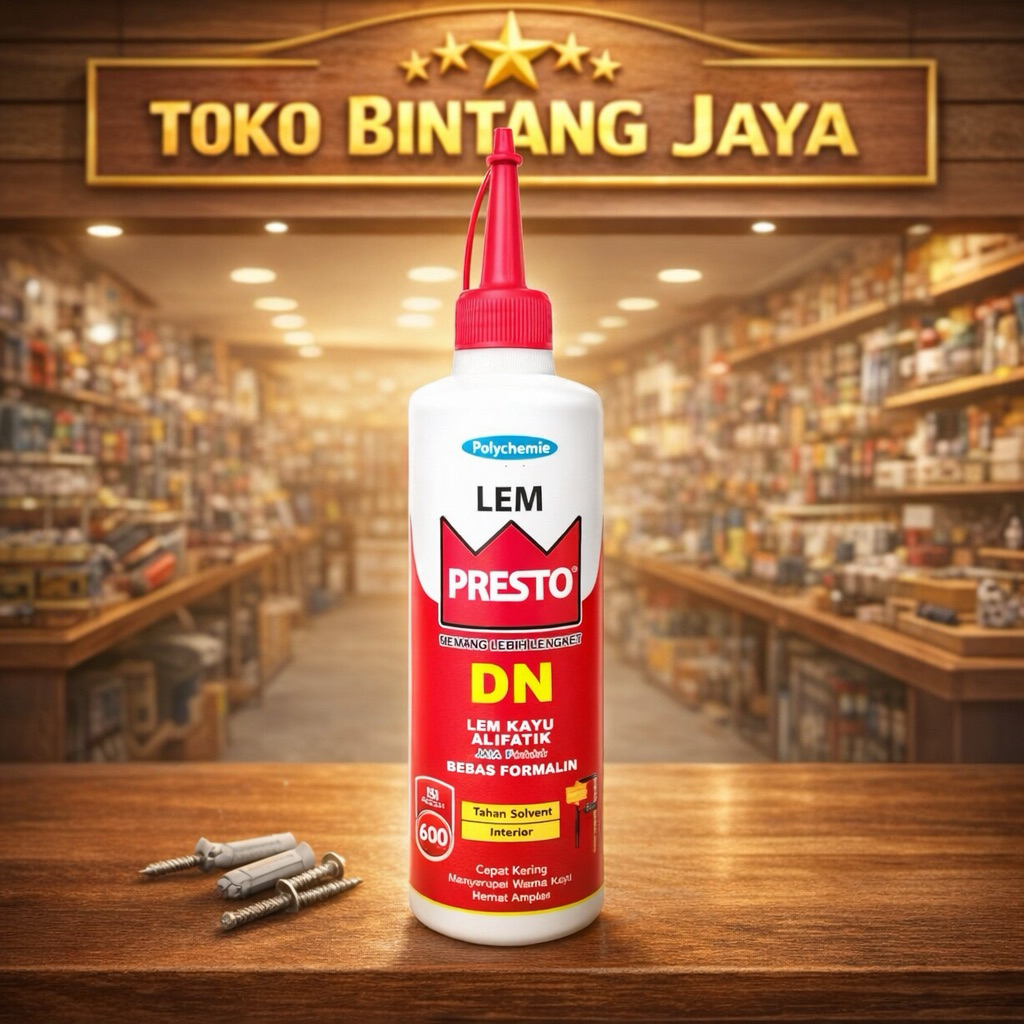 Lem Kayu Presto DN 600 Gram