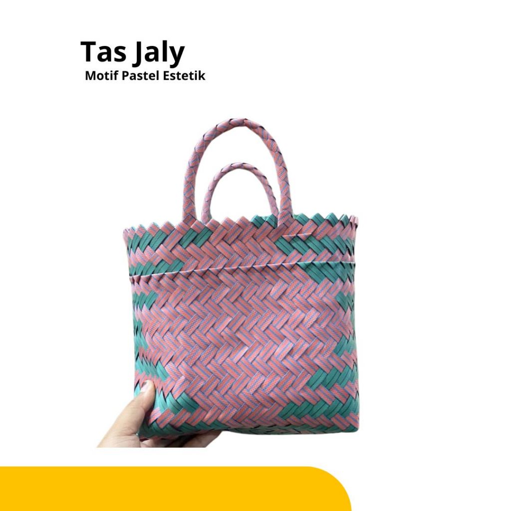 Tas Jaly Tas Anyaman ukuran M ukuran Kecil