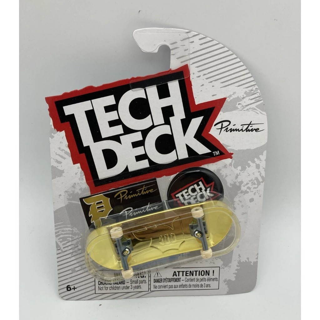 Tech Deck Primitive Gold Ultra Rare (Chase) Free Sticker Random