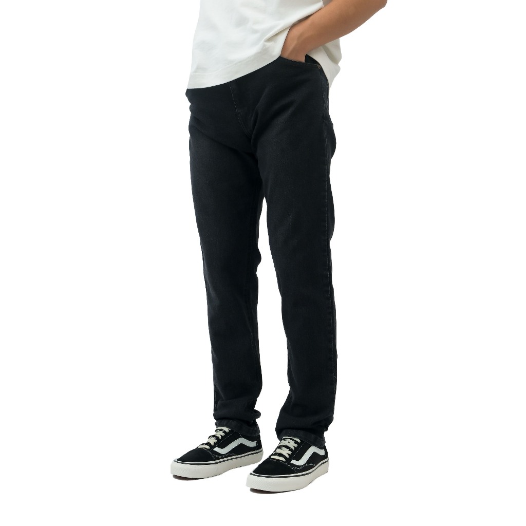 Celana Jeans Panjang Slimfit Premium / Black Jazz