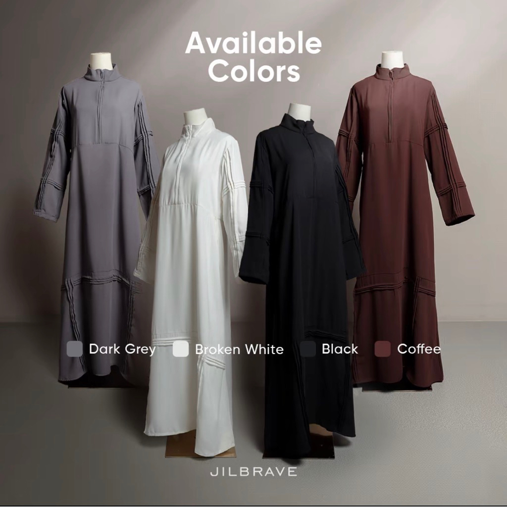 jilbrave vioza dress hitam