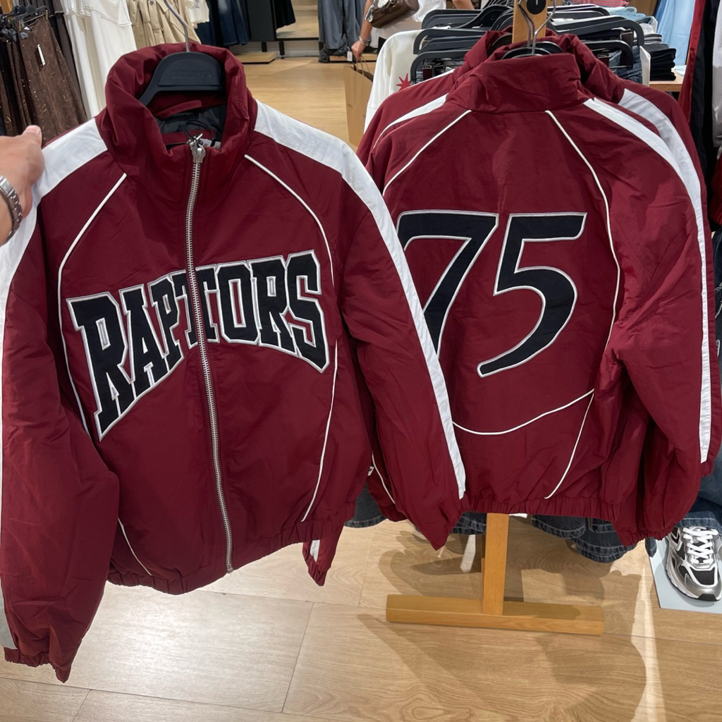 Jaket Parasut Varsity BERSHKA MEN Jastip (jasa titip)