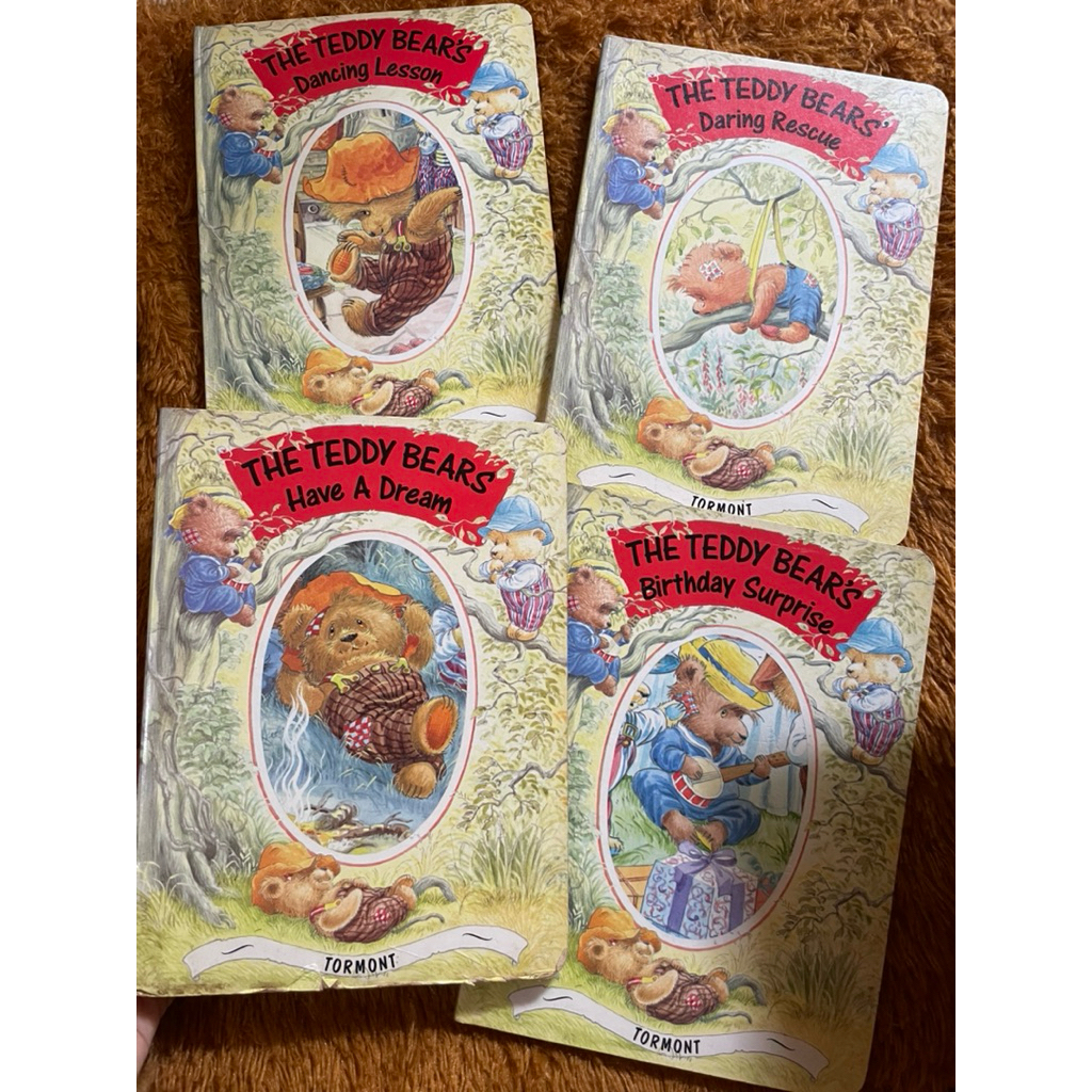 boardbook preloved The Teddy Bears (4 buku)