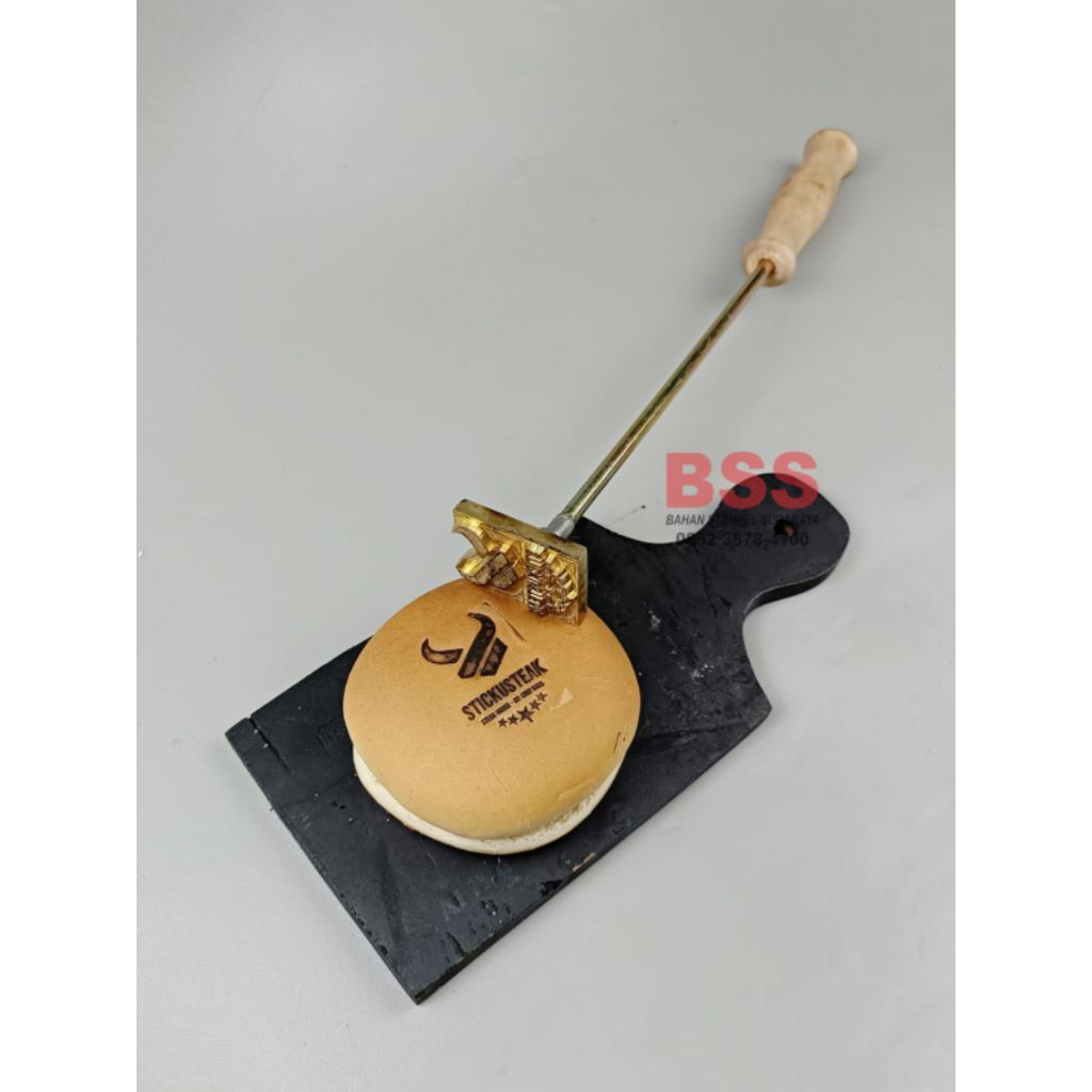 HOT STAMP BUNS ROTI BURGER BAKERY STEMPEL BAKAR STEMPEL PANAS MEDIA ROTI BAKERY BUNS BURGER