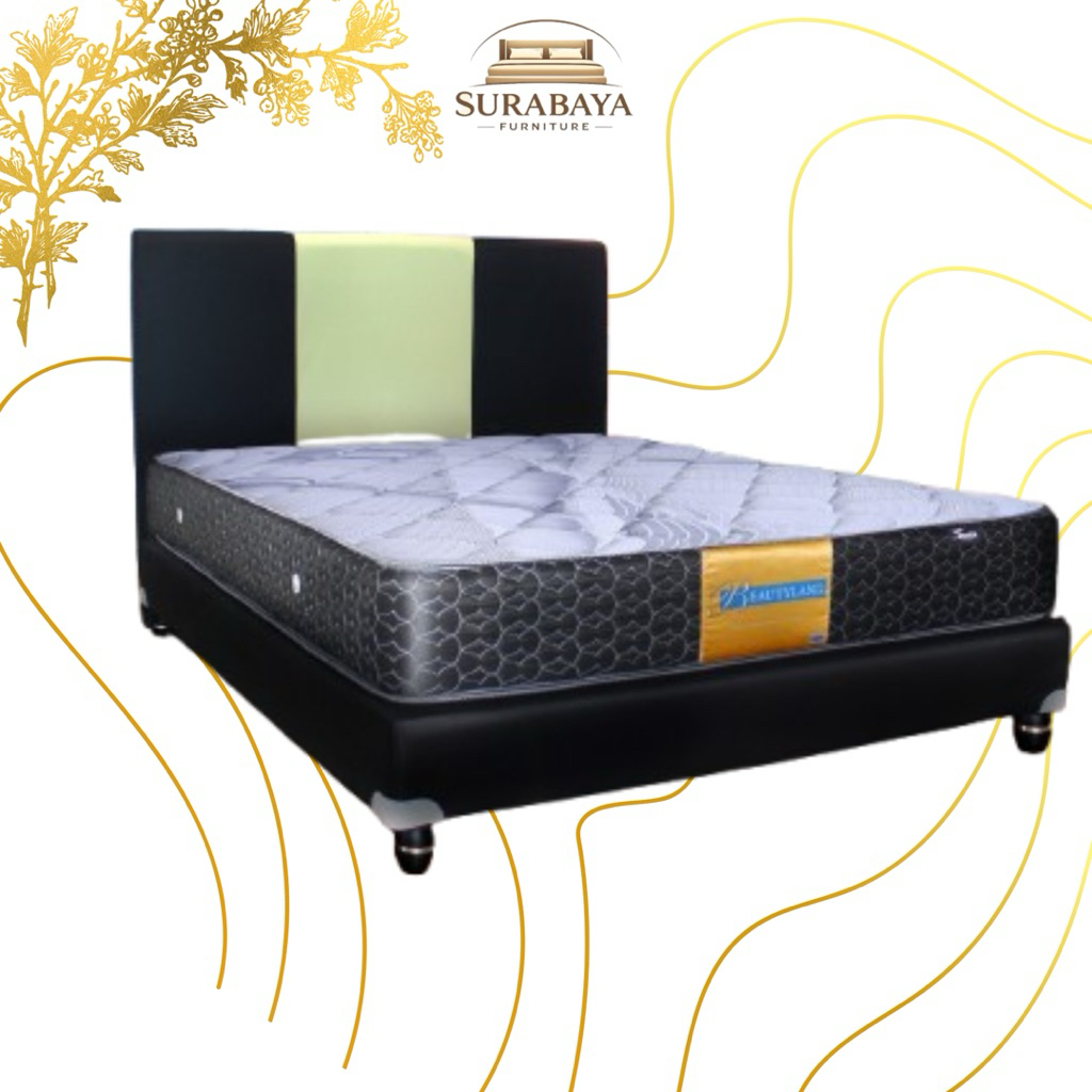 Springbed Set Boxy Beautyland | Paket Lengkap Kasur Tidur | Spring Bed American Pillo | Springbed 90