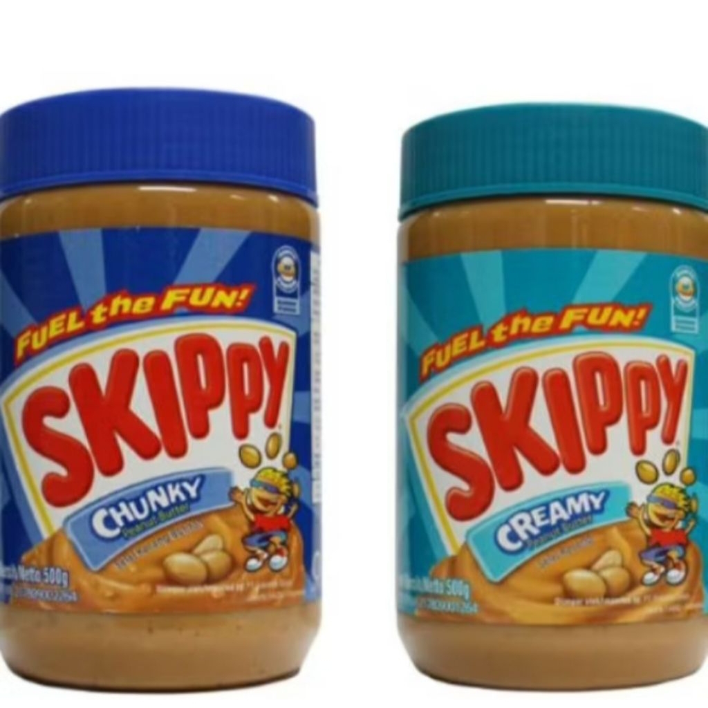 SKIPPY 500 GRAM / 500 GR / Skippy chunky (biru) / Skippy Creamy (Ijo)