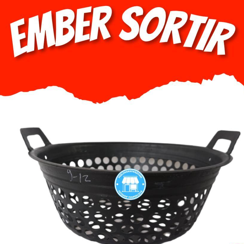 EMBER SORTIR LELE 1 SET 15 Ukuran Paket Bak Sortir Lele Satu Set Baskom Sortir baskom