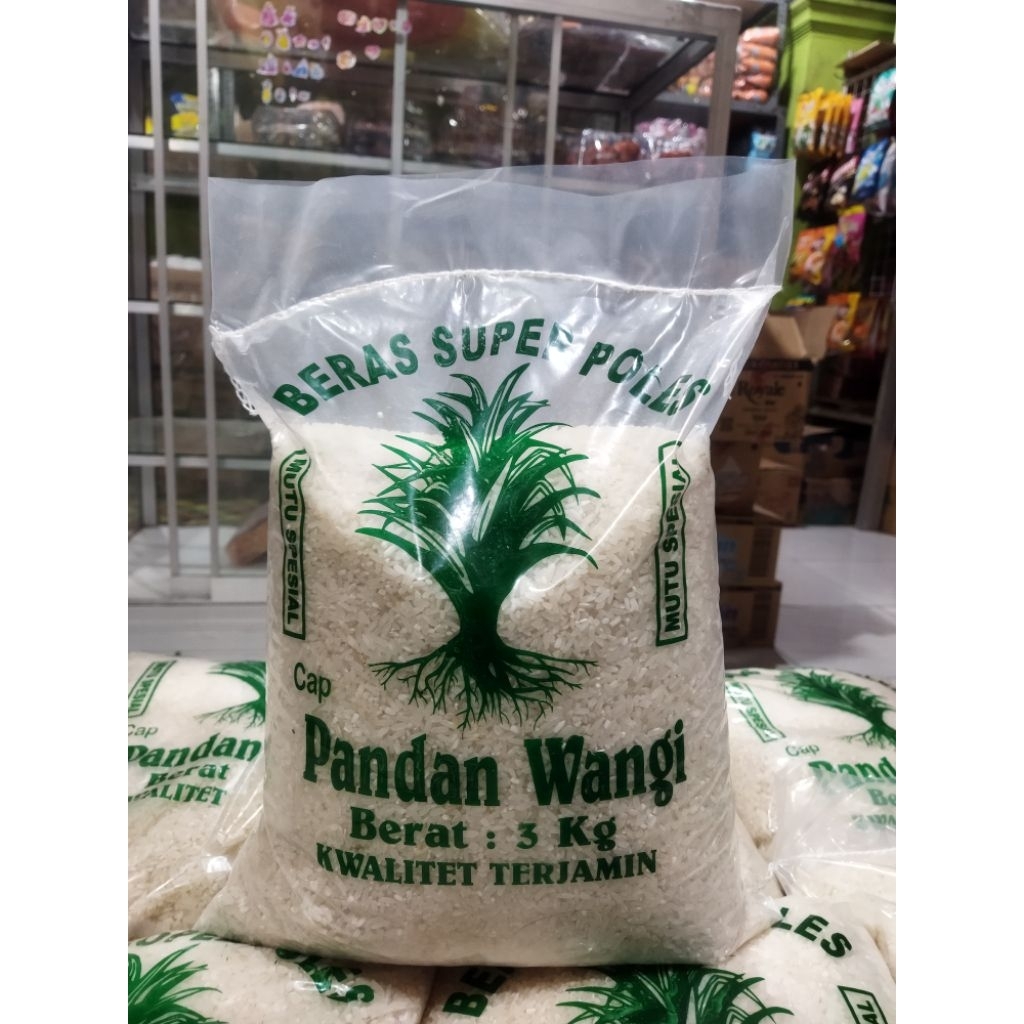 Beras 3Kg Pandan Wangi