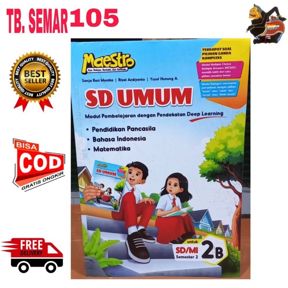 Buku LKS SD Mi umum kelas 2B Deep Learning kurikulum Merdeka