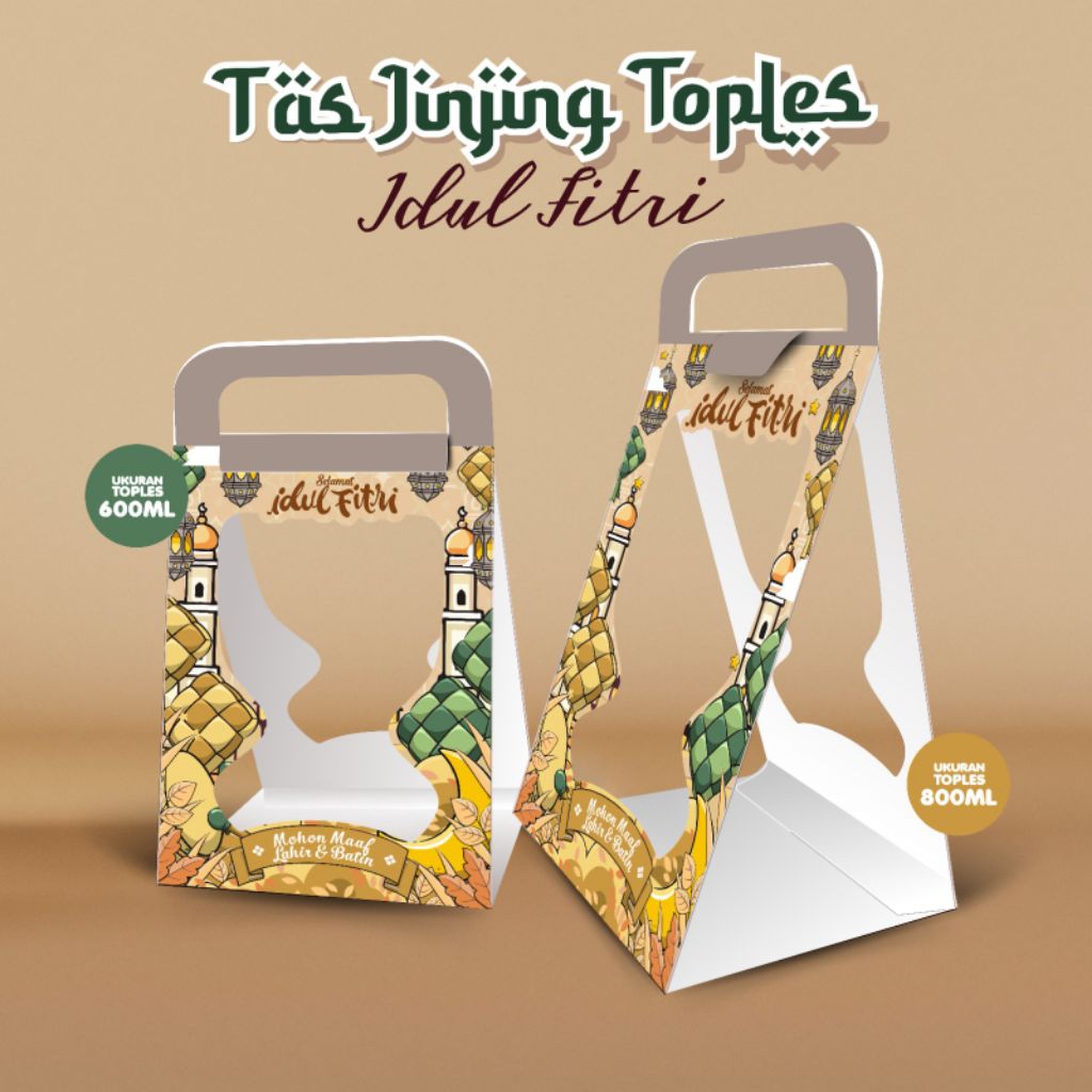tas jinjing lebaran box hampers lebaran gable box lebaran hampers kue kering idul fitri