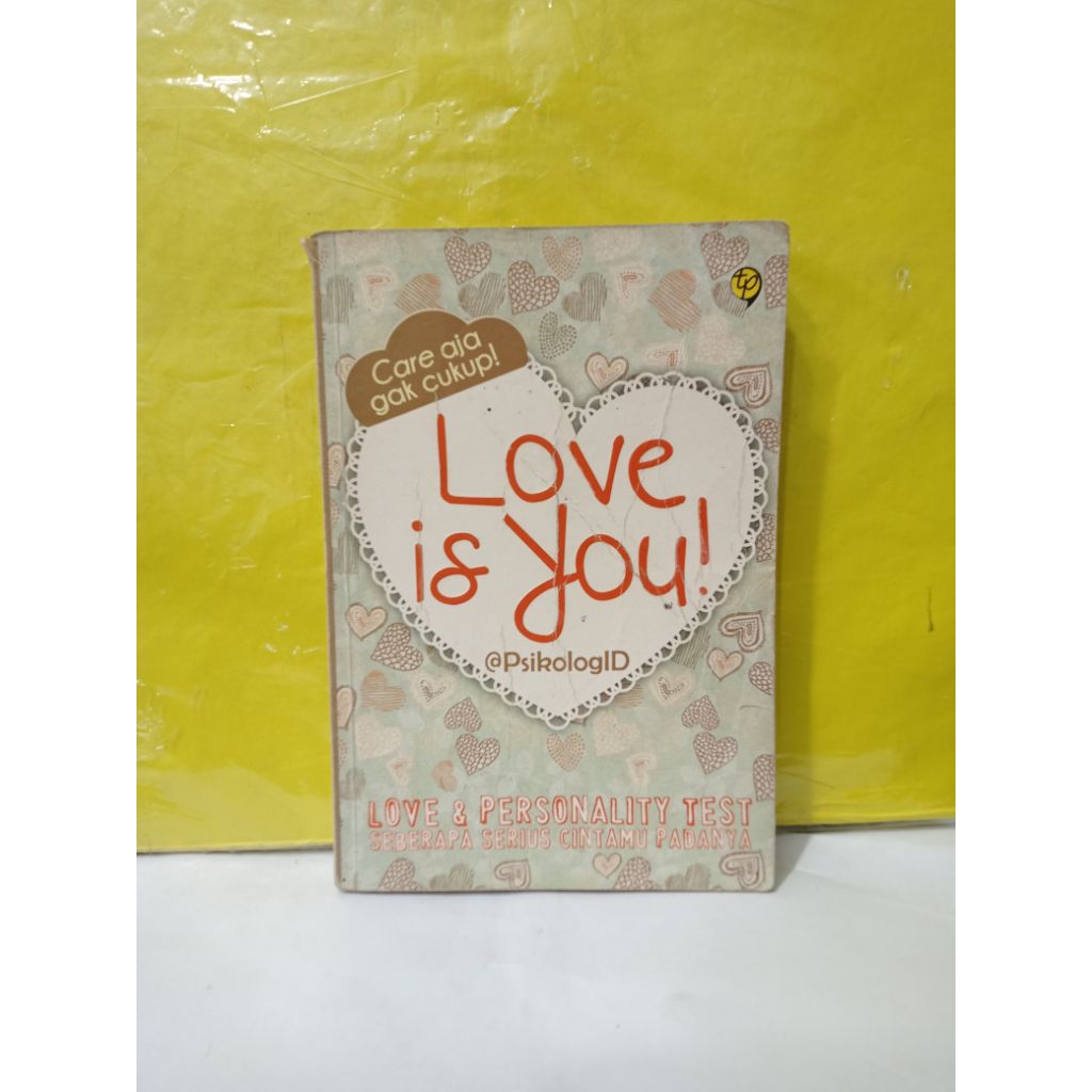 BUKU LOVE IS YOU/LOVE & PERSONALITY TEST