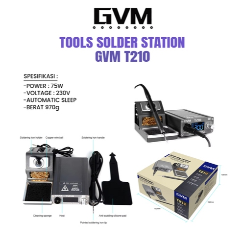 SOLDER STATION GVM T210