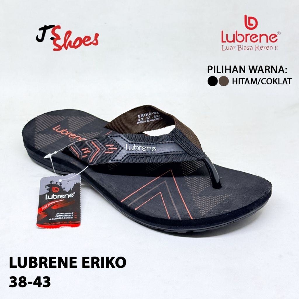 LUBRENE ERIKO - SANDAL JEPIT SPON PRIA DEWASA MERK LUBRENE