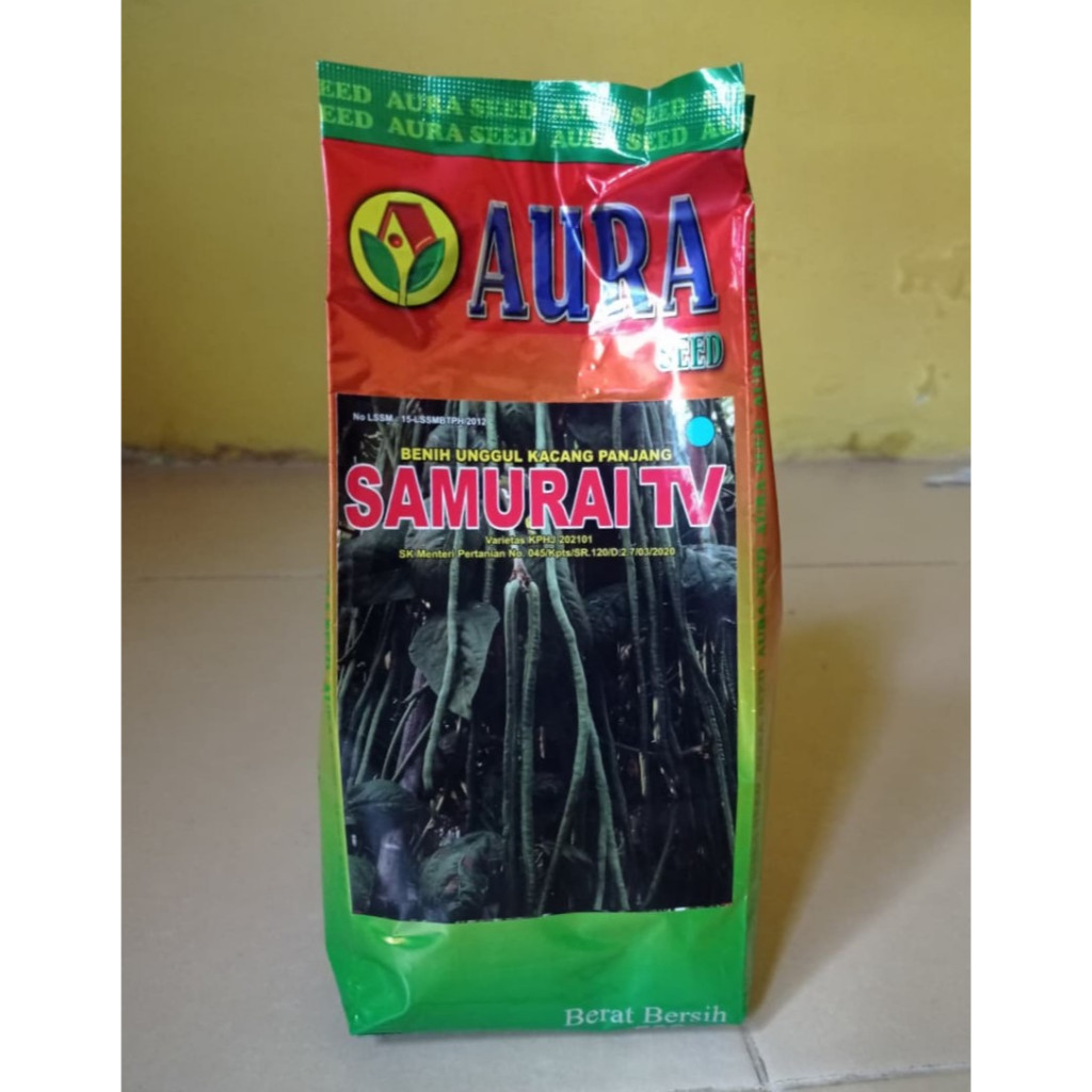 Kacang Panjang Samurai TV Kemasan 500 Gr Aura Seed