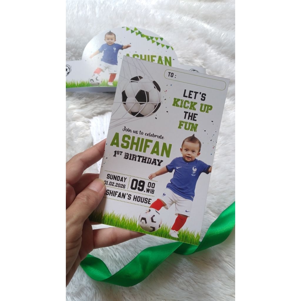 Undangan ultah anak custom