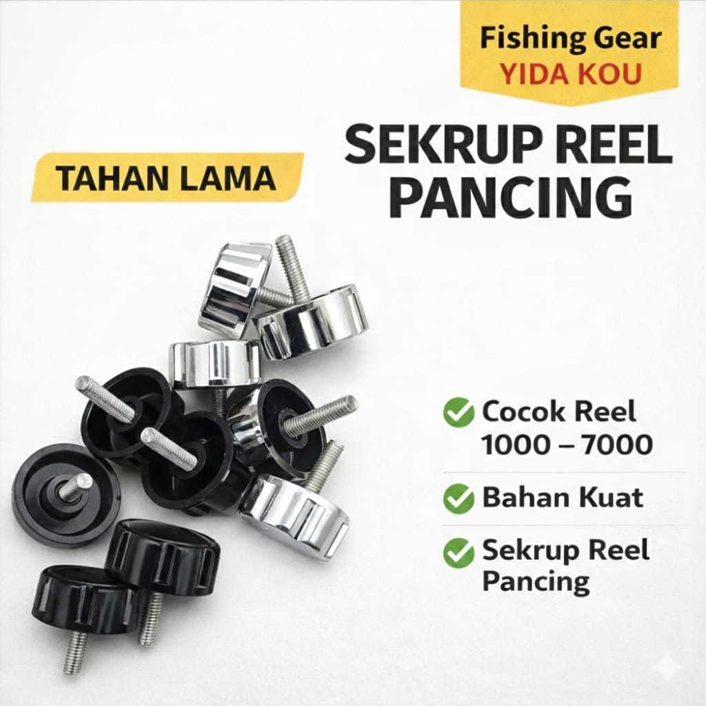Baut Reel pancing /Sekrup Reel Handle Reel Sparepart Alat pancing