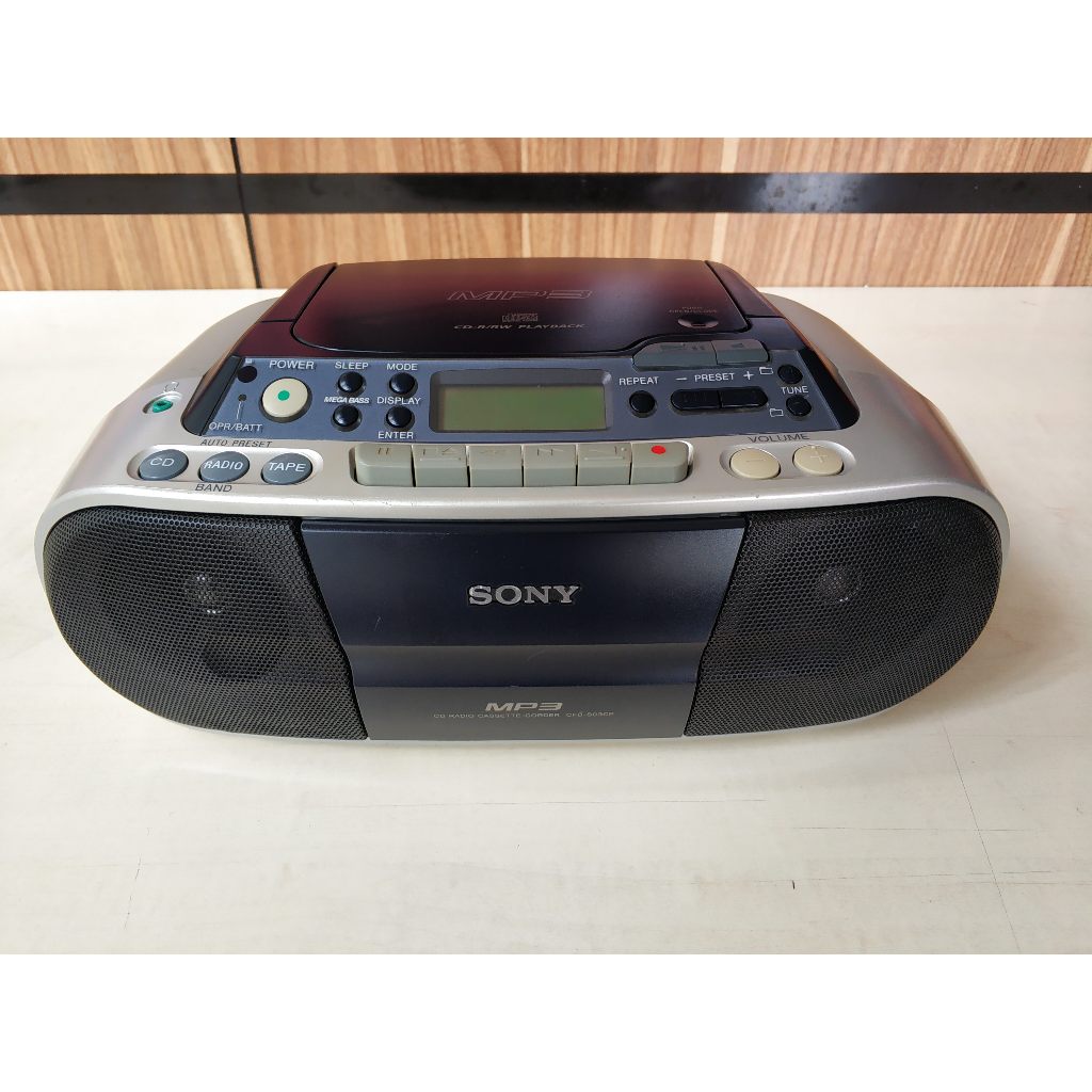 SONY CFD-S03CP   Stereo Radio Tape CD / MP3-CD
