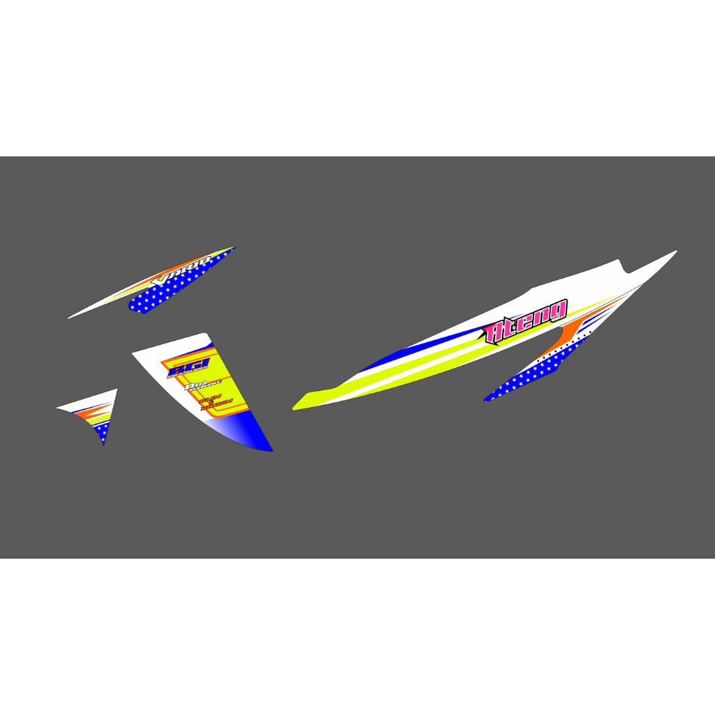 Stiker striping  motor vario karbu 110 variasi list keren