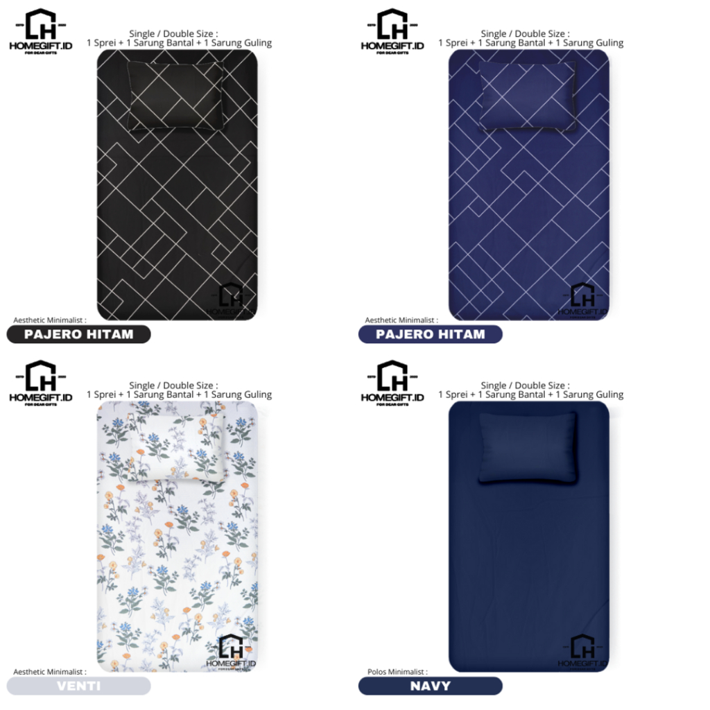 Sprei 90x180x10 - Sprei single 90x180 tinggi 10cm