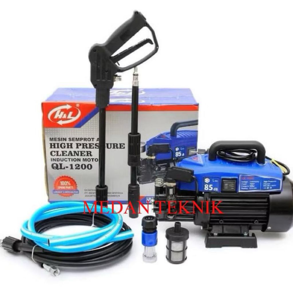 H&L QL1200 Jet Cleaner Mesin Cuci Mobil Motor High Pressure QL-1200