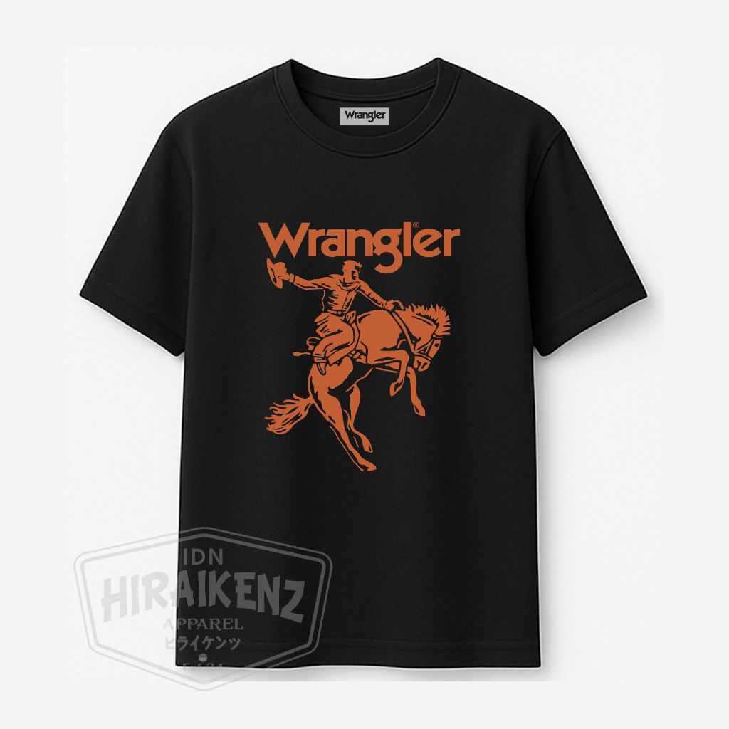 HIRAIKENZ WRANGLER CB T-SHIRT KAOS DISTRO ORIGINAL UNISEX PRIA WANITA KEREN VIRAL 100% Cotton 24s