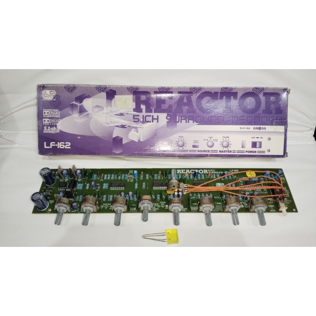 Reactor 5,1 inch Surround Decoder LF - 162 NB:STOCK LAMA dengan Kontrol Level Tone Volume dan Sumber