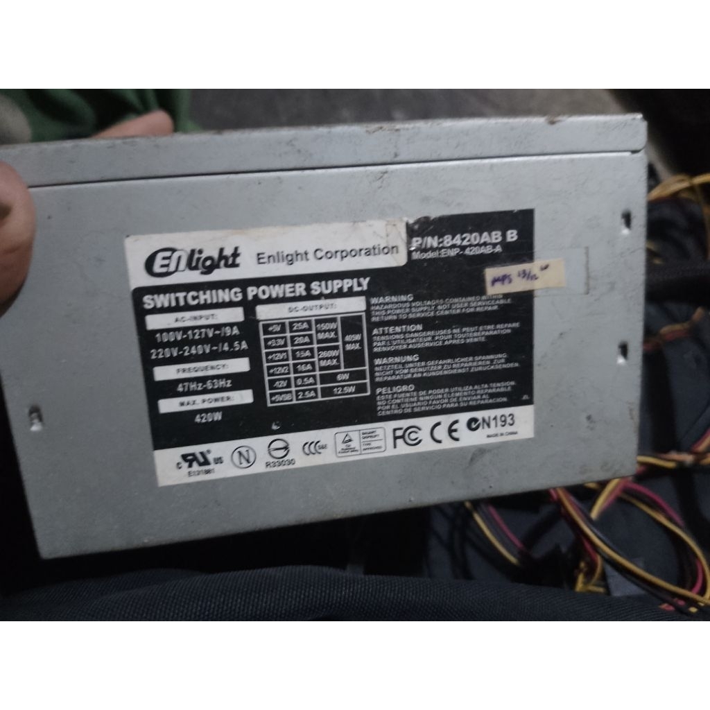 Power Supply Enlight 420 watt