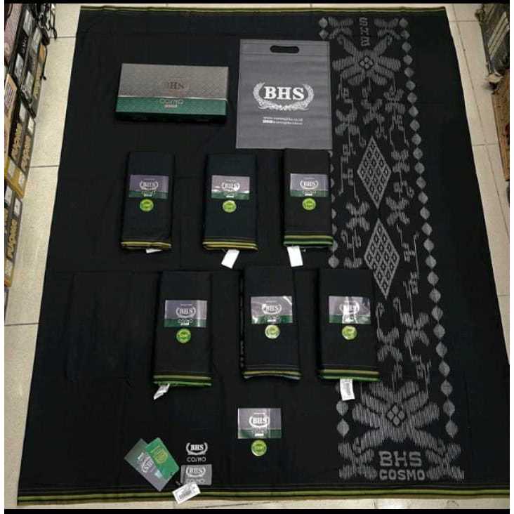 Sarung BHS POLOS WARNA LENGKAP | BHS PUTIH POLOS | BHS CLASSIC [BUKAN AFKIR] | BHS COSMO HITAM POLOS