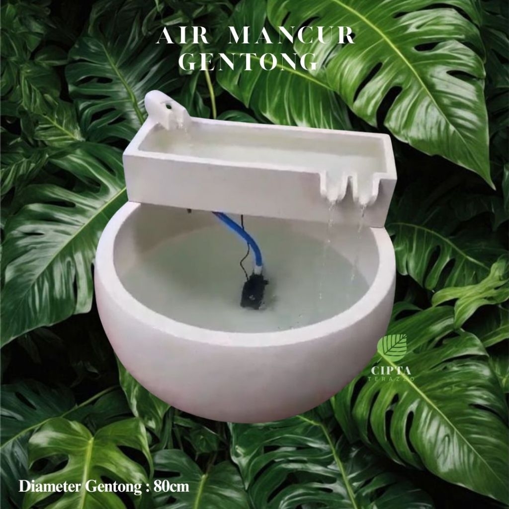 Air Mancur Gentong Terrazo | Air Mancur Terrazo Minimalis