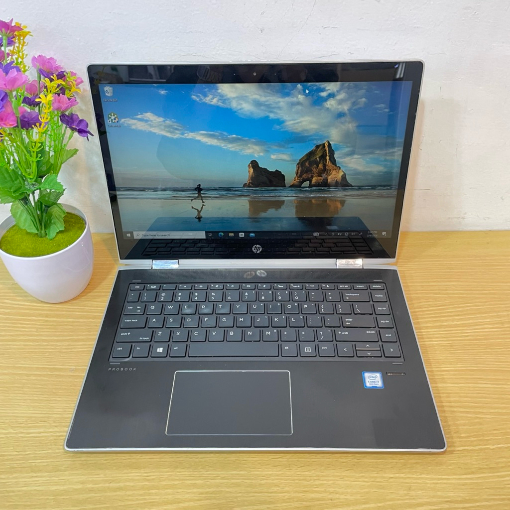 Laptop HP Probook X360 440 G1 Flip 360* ( TOUCHSCREEN ) RAM 16gb SSD 512gb VGA NVIDIA Geforce MX130