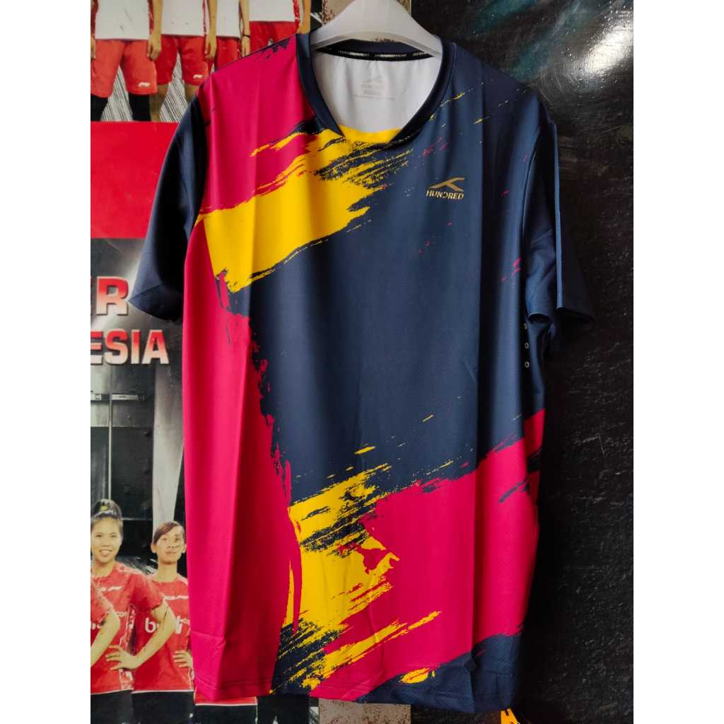 HUNDRED BAJU BADMINTON ORI/ JERSEY BADMINTON