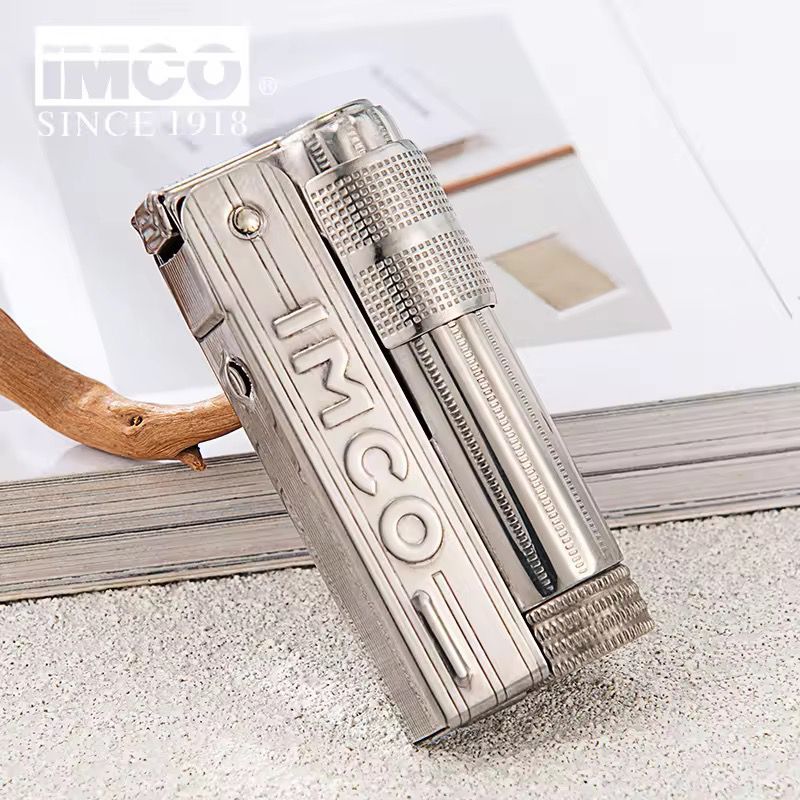Korek Api Legendaris Triplex IMCO 6700 Isi Ulang Minyak Windproof Stainless Classic Vintage Lighter 