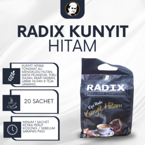 RADIX KUNYIT HITAM HPA MALAYSIA ISI 20 SACHET