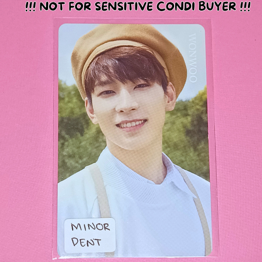 PHOTOCARD WONWOO HMV AN ODE JAPAN POB BENE BENEFIT PHOTOCARD SEVENTEEN PC SVT