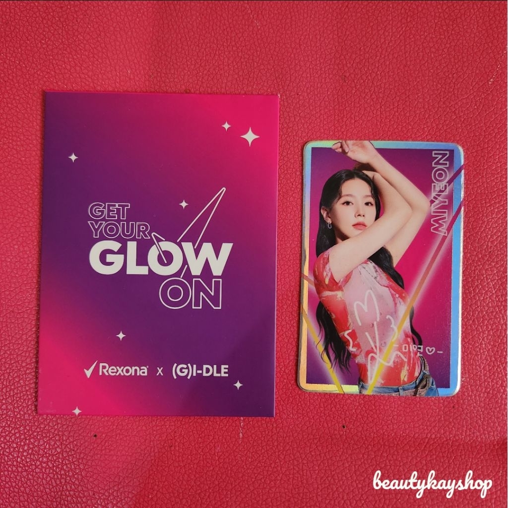 SALE Official Photocard Rexona x (G)i-dle Gidle Miyeon
